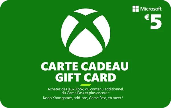 Xbox Carte Cadeau 5 €