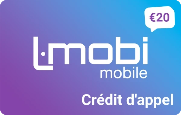 L-Mobi crédit d'appel 20 €