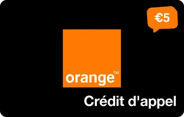 Orange crédit d'appel 5 €