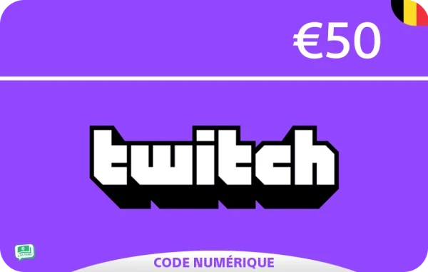 Twitch Carte Cadeau 50 €