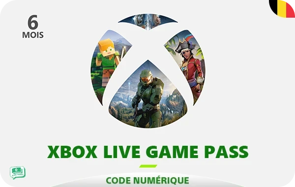 Xbox Live Game Pass 6 mois