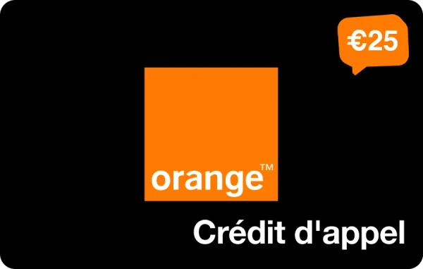 Orange crédit d'appel 25 €