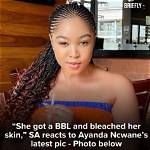 Ayanda Ncwane Accused of Bleaching