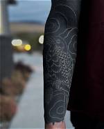 Discovering the Depths of Blackout Tattoo Ideas