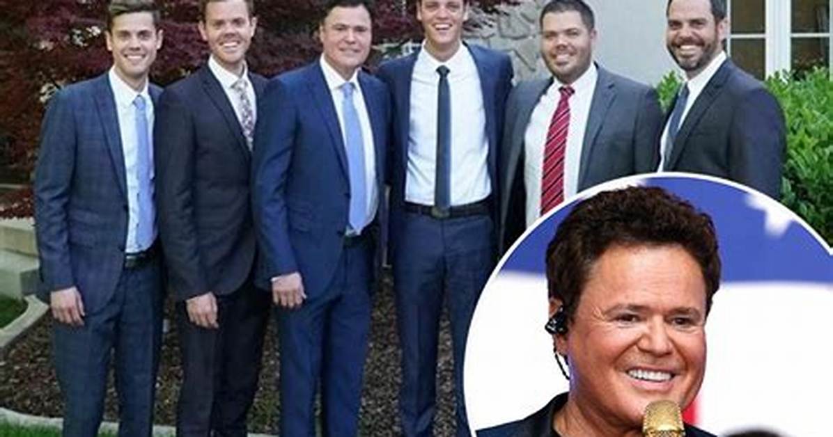 Donny Osmond's Five Sons Are All Grown up and Live Normal Lives