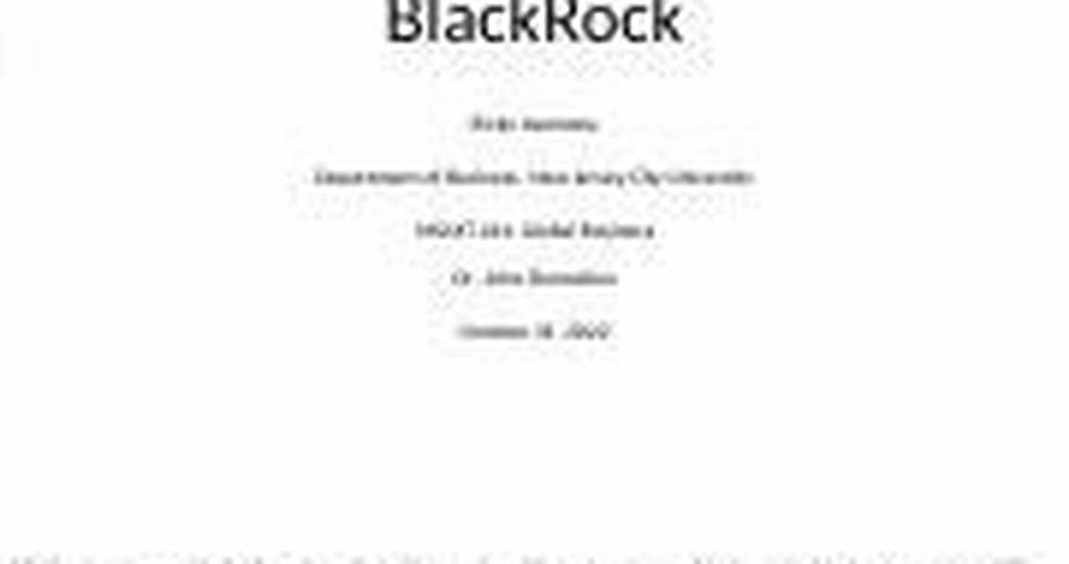 Exploring Blackrock Inc: an Overview of the World’s Largest Asset Manager