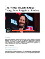 Exploring Keanu Reeves Endorsements: a Journey Through His Branding Partnerships