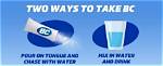 How to Take Bc Powder