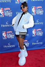 Janelle Mone Wears Mschf Boots with a Twist at Nba All-Star Weekend |