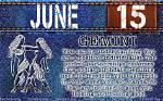 June 15 Zodiac Horoscope Birthday Personality