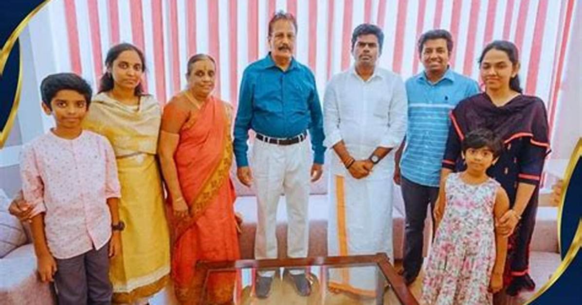 K. Annamalai Family Moments: a Glimpse into His Personal Life
