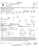 Michael Jackson Autopsy Report the Cause Of