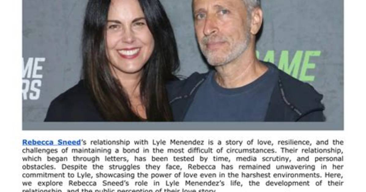 Rebecca Sneed: the Life and Legacy of Lyle's Wife