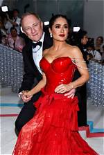 Salma Hayek Suffers Wardrobe Malfunction While Dancing in Her Bathrobe