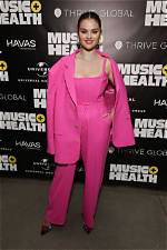Selena Gomez Rocked a Pink Corset & Matching Suit to La Event: Photo Hollywood Life