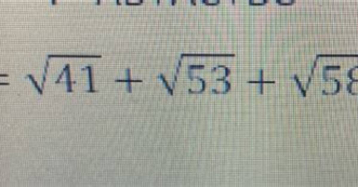Sqrt(58) - Jblogz