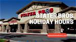 Stater Bros. Holiday Hours Unveiled