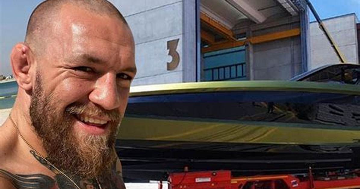 Step Inside Conor Mcgregors $3.6 Million Lamborghini Yacht
