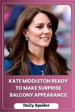 The Unlikely Balcony Appearance of Kate Middleton: Insights from Palace Sources