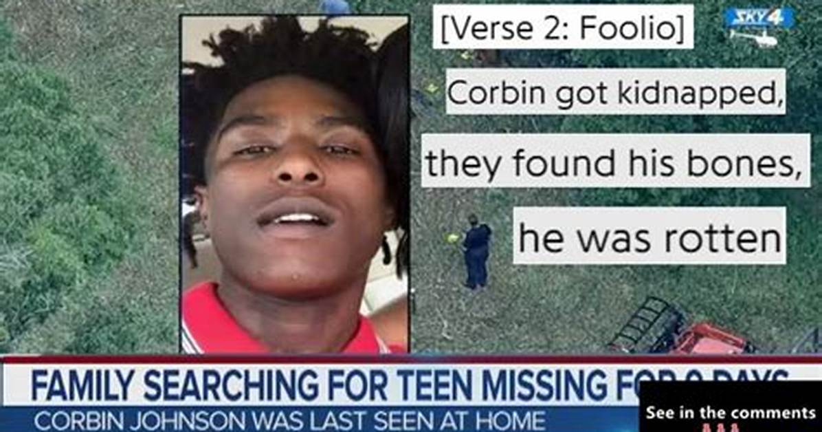 Tiktok: What Happened to Corbin Johnson? Jacksonville Fl Kidnapped Song