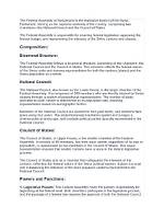 Understanding the National Assembly: Structure, Functions, and Importance