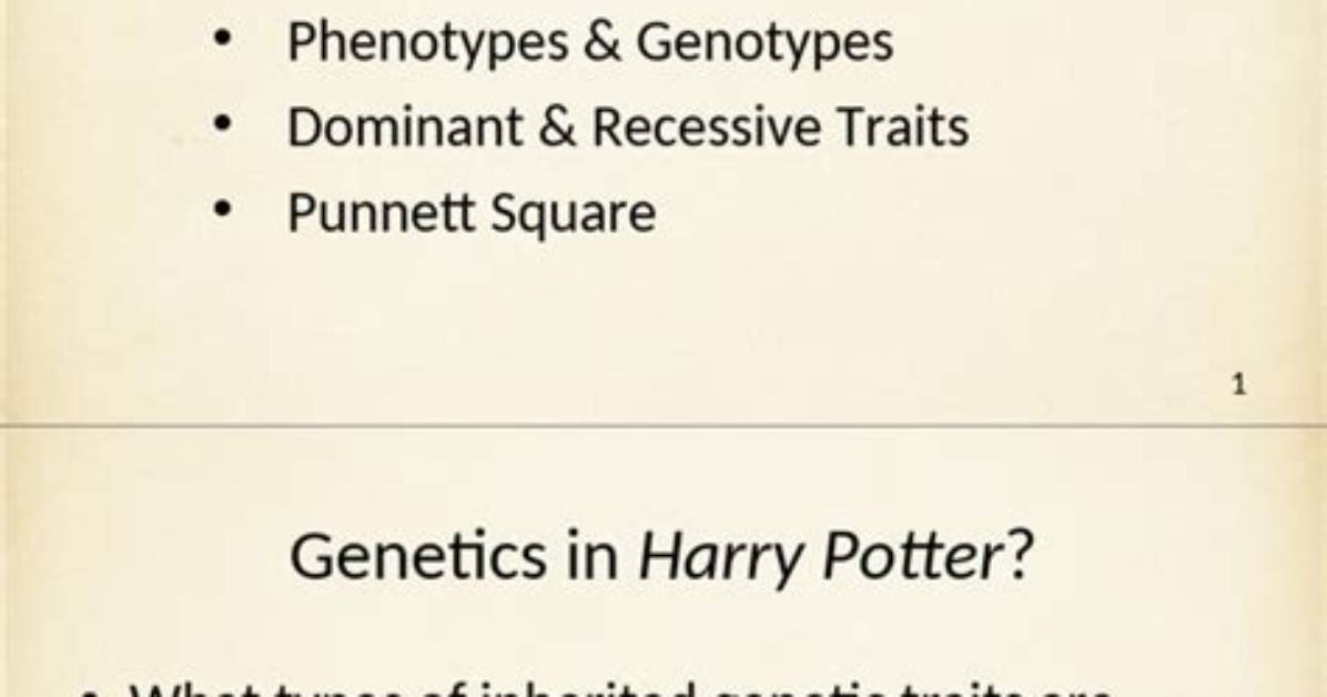 Unlock the Secrets of Harry Potter Genetics: Discoveries and Insights Await