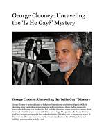 Unraveling the Mystery: Does George Clooney's Son Have Down Syndrome?