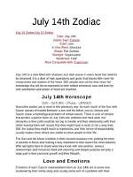 Unveiling the Mysteries of July 14Th Sign: a Deep Dive into the Traits and Personalities