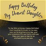 Warmest Birthday Wishes for My Dearest Daughter