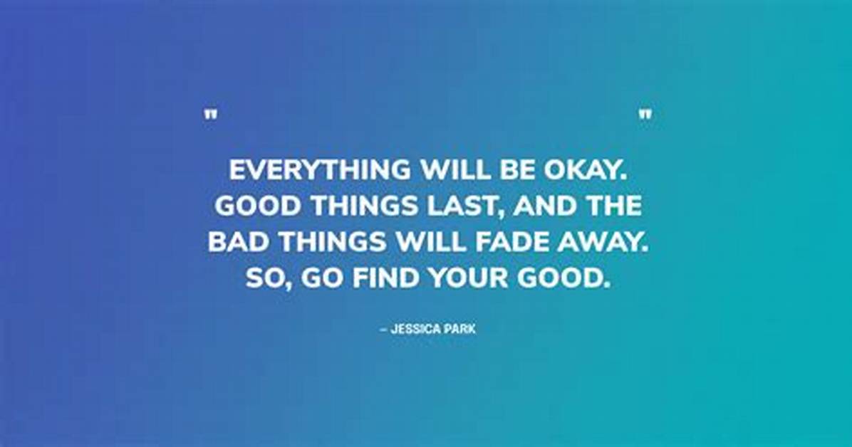 When Everything Seemed Alright: So Nothing Bad Happened